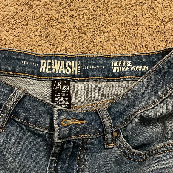 High Rise Jean Shorts - Picture 2 of 3